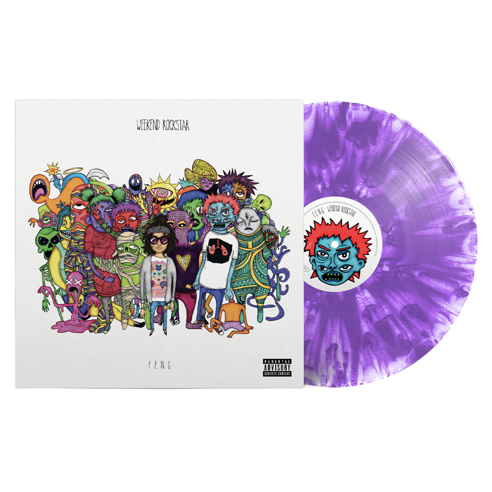 Weekend Rockstar Purple Splatter Vinyl