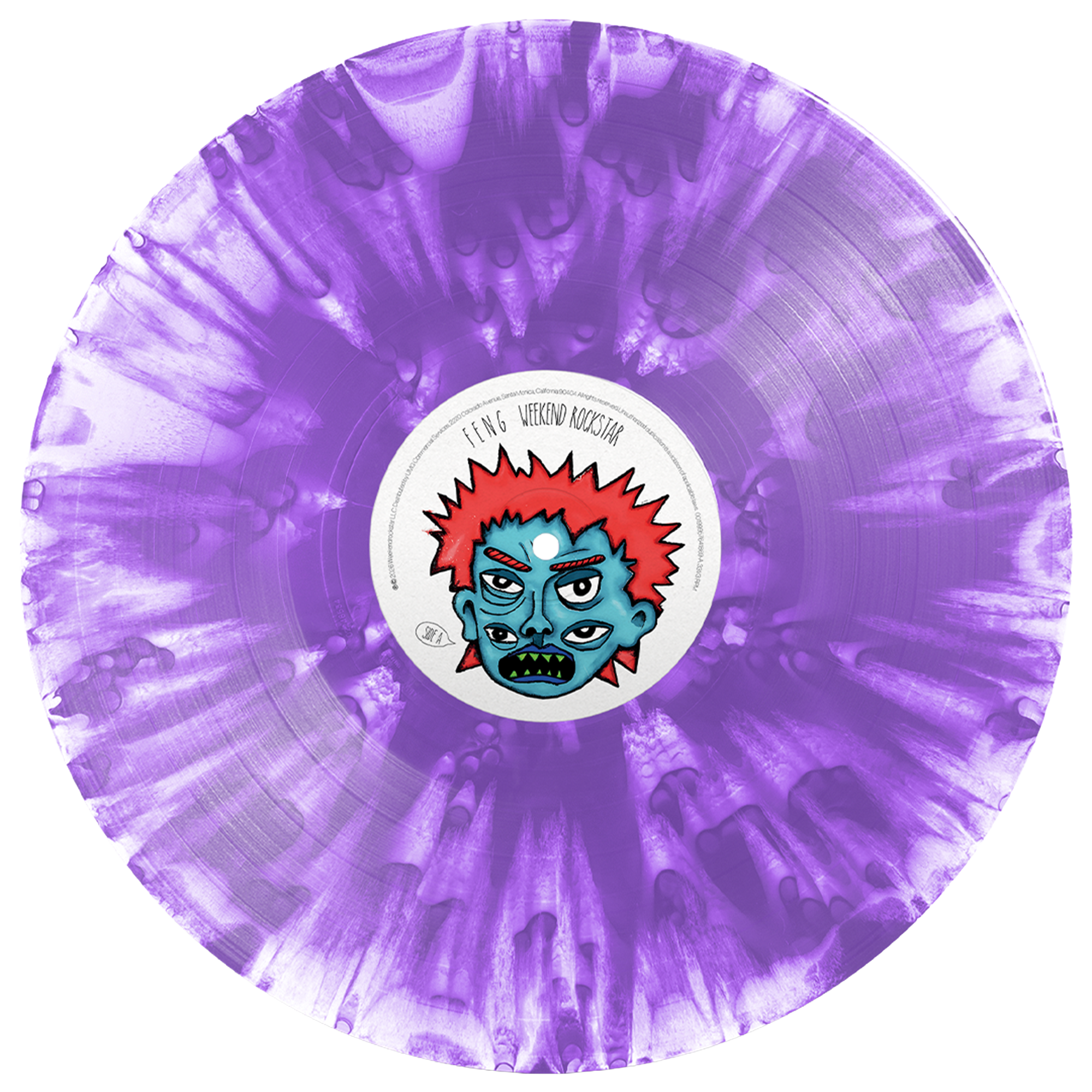 Weekend Rockstar Purple Splatter Vinyl