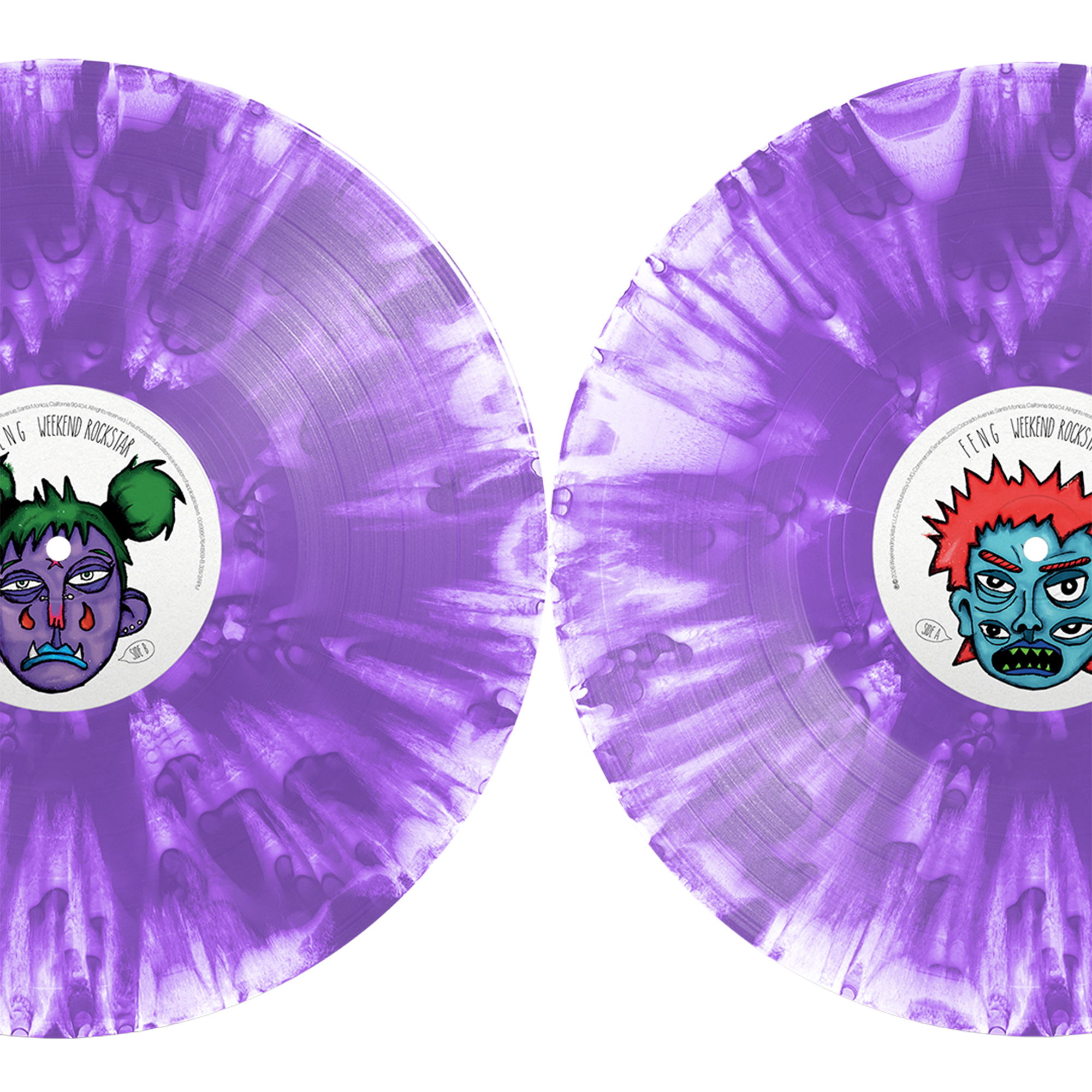 Weekend Rockstar Purple Splatter Vinyl