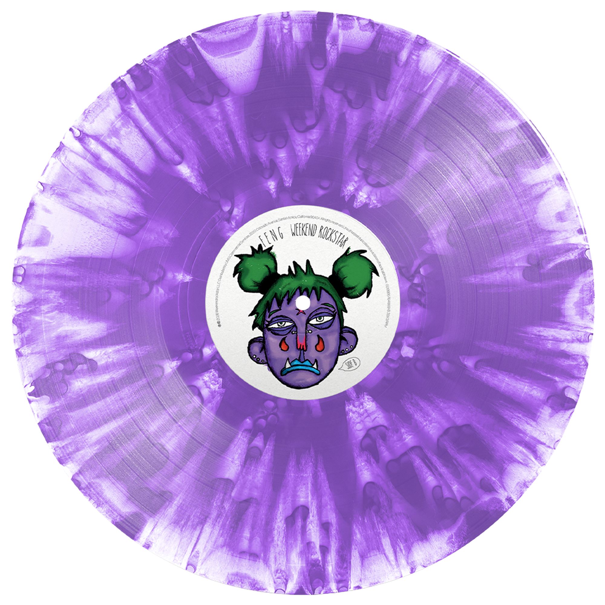 Weekend Rockstar Purple Splatter Vinyl